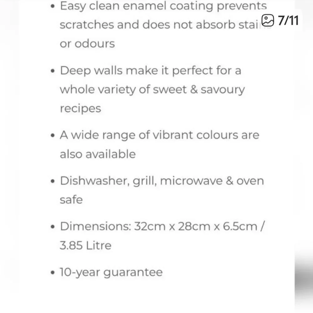 Le Creuset 32cm Ceramic Rectangular Baking Dish- Fig